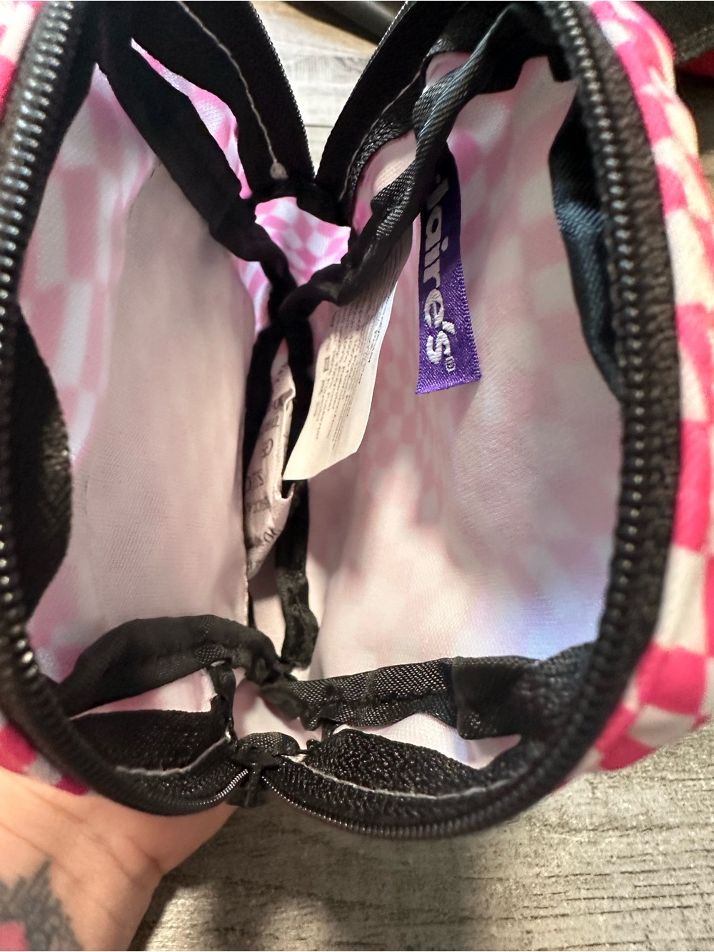 Pink and White Backpack Keychain NWT - Picture 6 of 7